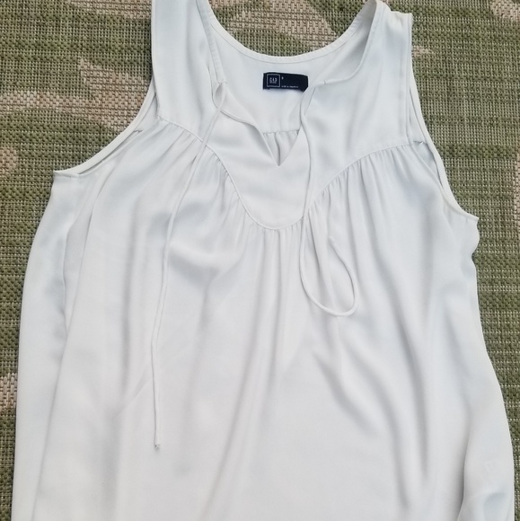 GAP White Chiffon Blouse - Picture 6 of 6